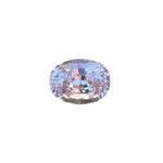 Pale pink-purple sapphire 0.96ct oval, VS clarity, unheated untreated Ceylon — Sapphire Pal
