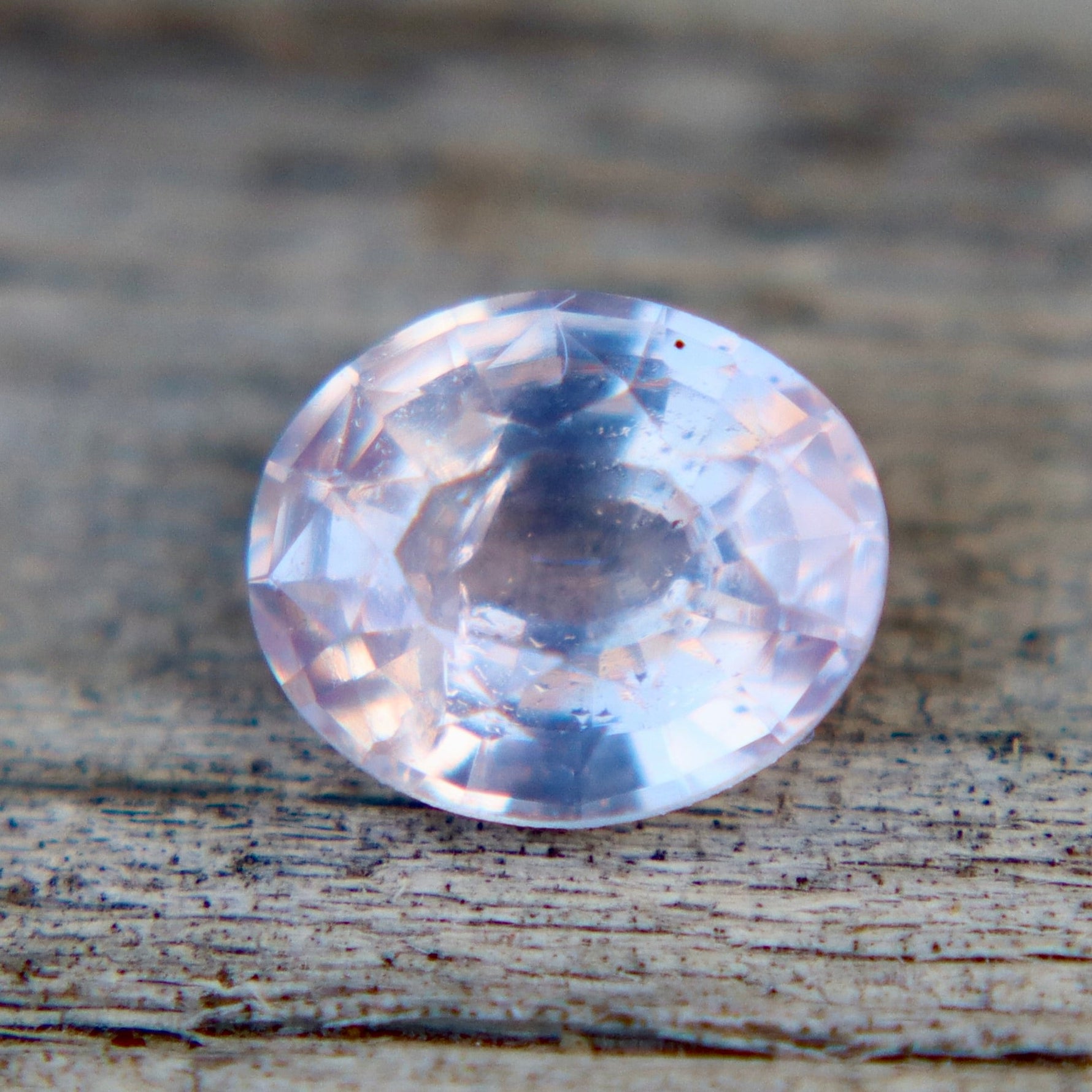 Natural Pale Pink Sapphire | 0.84 Carat | Oval Cut | Unheated Ceylon Gemstone - Sapphirepal