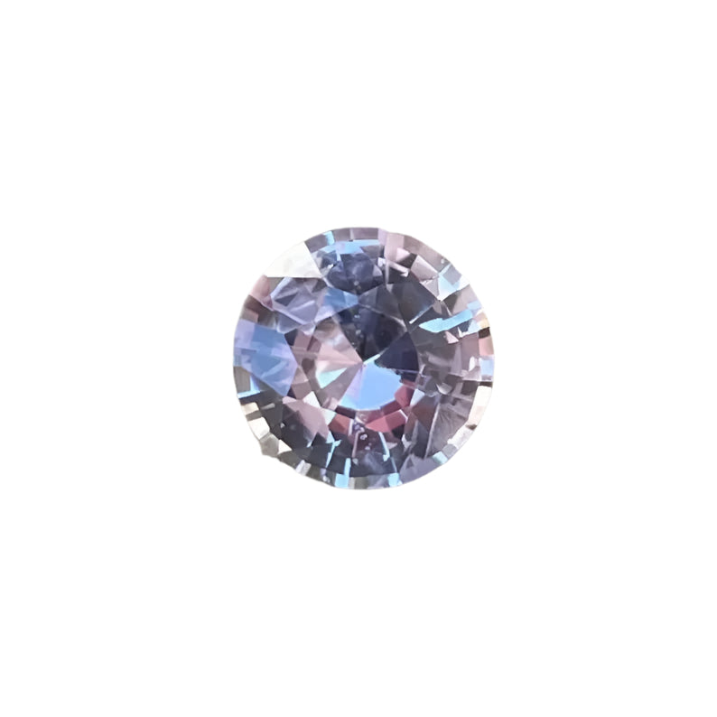 Natural Pale Pink Sapphire | Round Cut | 1.23 Carat | 6.65x6.65x3.90 mm | Ceylon
