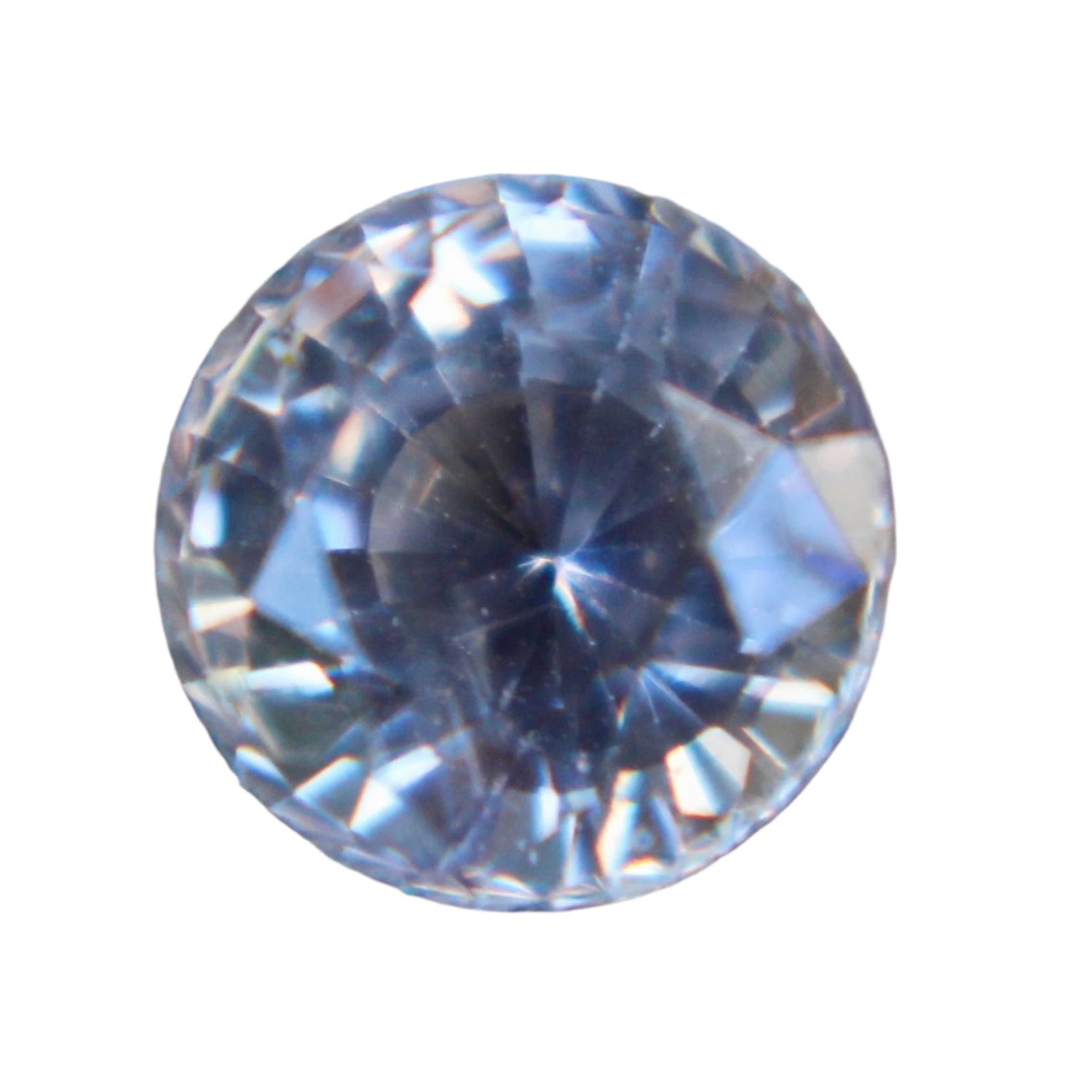 Natural pale pink sapphire 1.00ct round 5.71×3.93 mm, unheated untreated Ceylon, VVS/eye clean – Sapphire Pal
