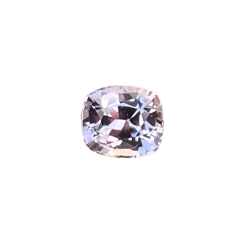 Natural pale pink sapphire 0.80ct cushion cut, VS clarity, unheated untreated Ceylon — Sapphire Pal