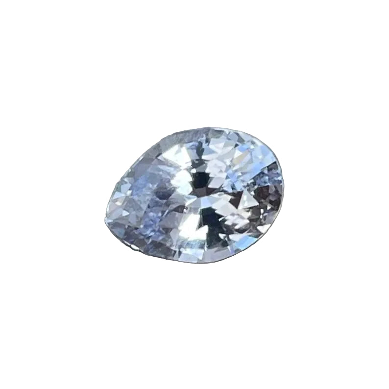 0.90 ct Natural Pale Purple Sapphire, Pear Cut, Unheated, Ceylon origin – Sapphire Pal