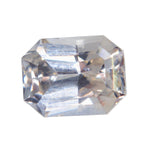 Natural Pale Soft Champagne Sapphire 1.37 Carat Emerald Cut from Ceylon - Sapphirepal