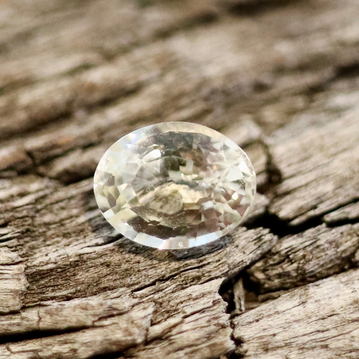 Natural Pale Yellow Sapphire – 0.77 Carat Oval Cut | Ceylon Origin - Sapphirepal