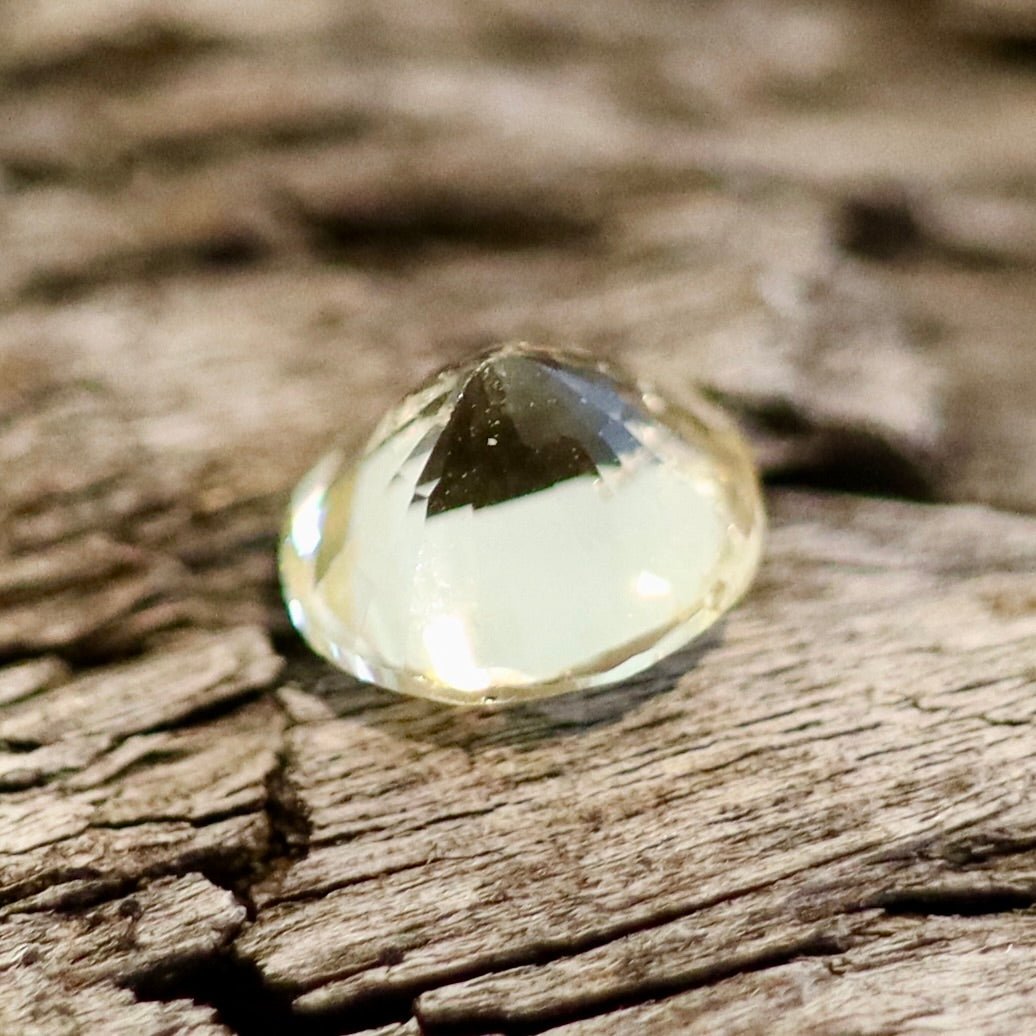 Natural Pale Yellow Sapphire – 0.78 Carat Oval Cut | Ceylon Origin - Sapphirepal