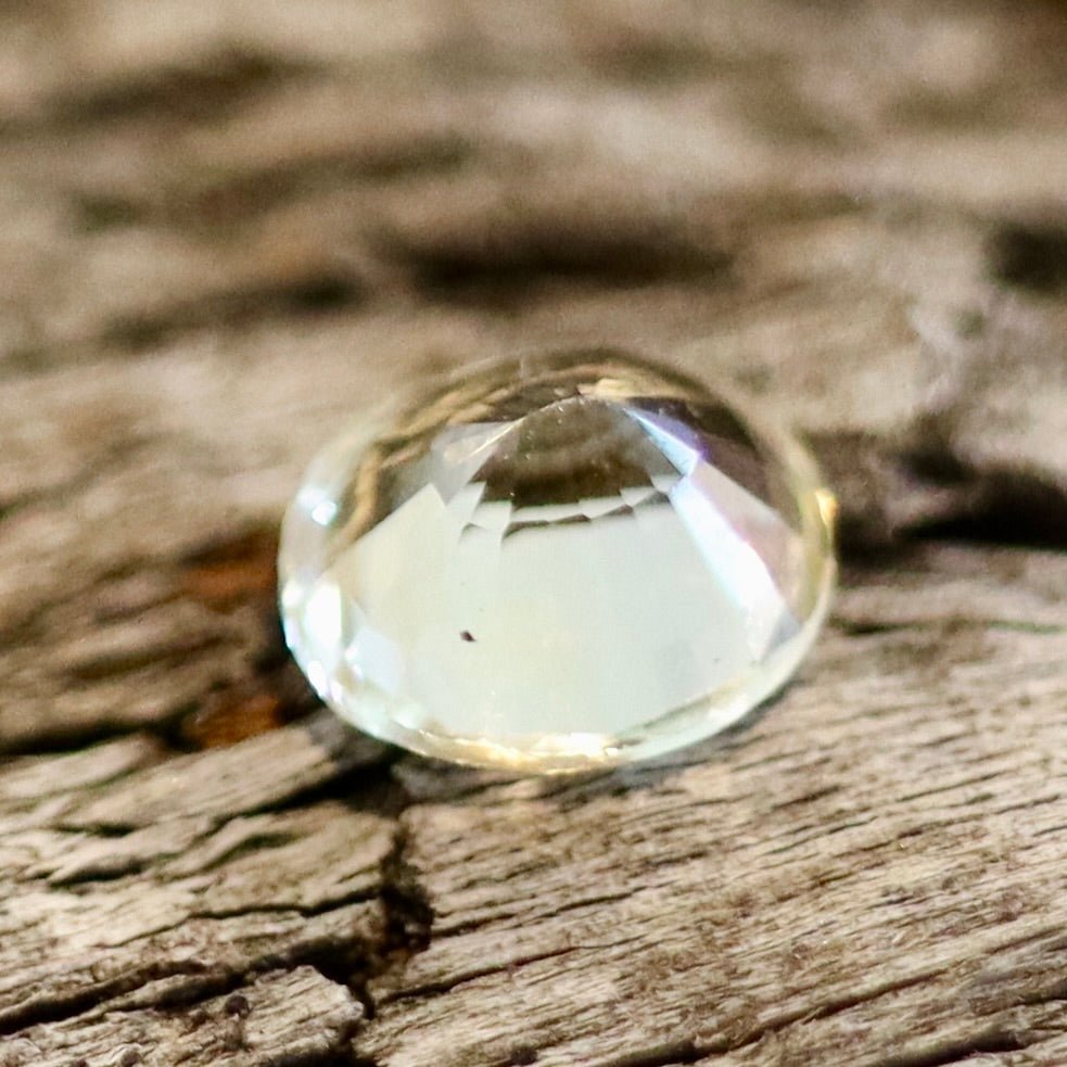 Natural Pale Yellow Sapphire – 0.88 Carat | Oval Cut | Ceylon Gemstone - Sapphirepal