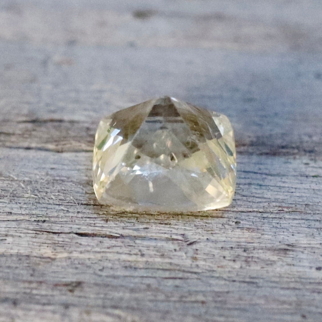 Natural Pale Yellow Sapphire – 1.30 Carat Cushion Cut | Ceylon Origin - Sapphirepal