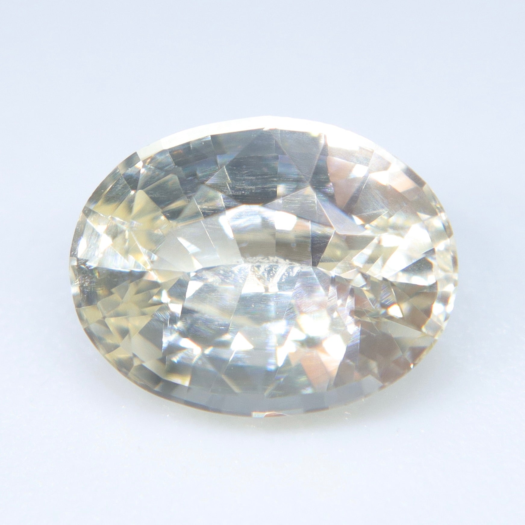 Natural Pale Yellow Sapphire – 2.10 Carat Unheated Ceylon Oval (Eye Clean) - Sapphirepal