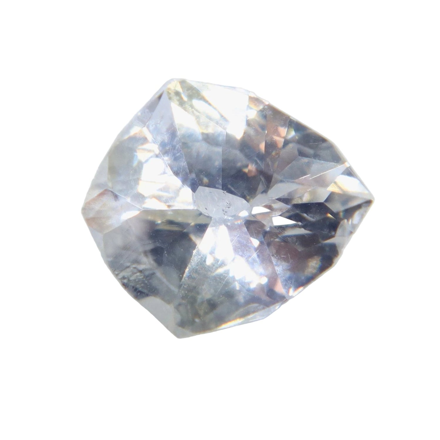 Natural Pale Yellow Sapphire (Blue Undertone, Heated) – 1.90 ct Freeform Loose Ceylon Sapphire | SI - Sapphirepal