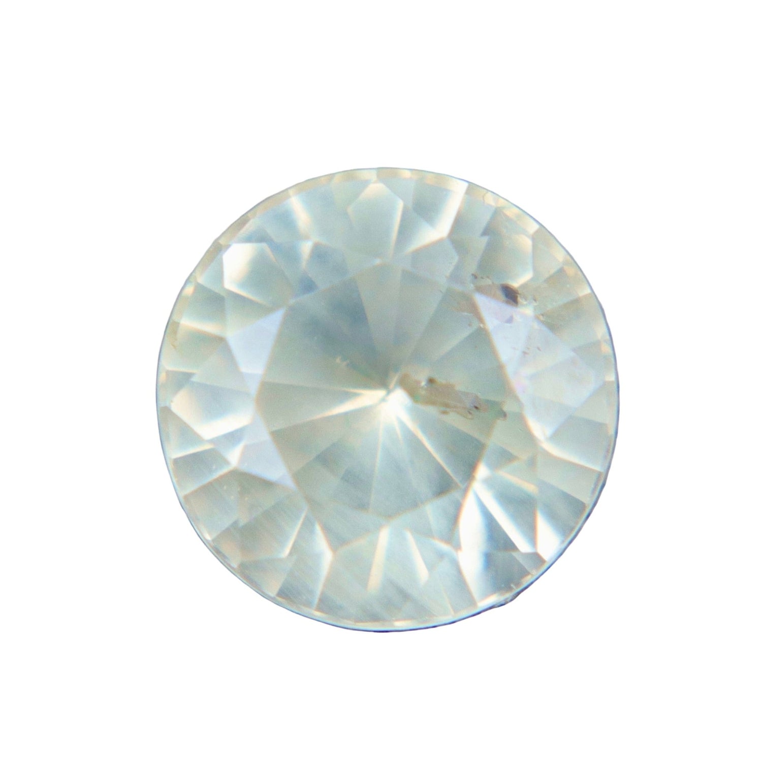 Natural Pale Yellow Sapphire (Ceylon) — 2.30ct Round Cut, Unheated & Untreated - Sapphirepal