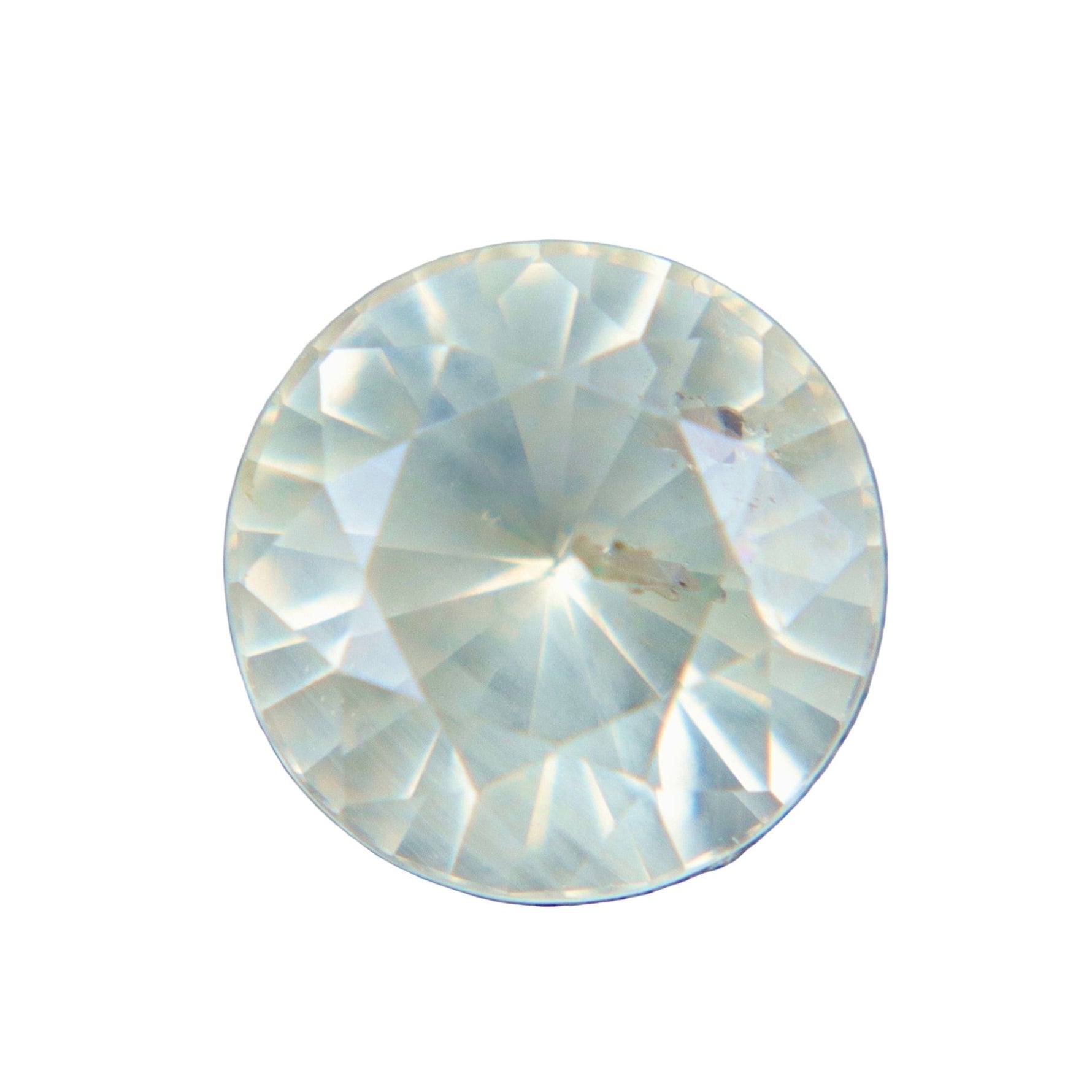 Natural Pale Yellow Sapphire (Ceylon) — 2.30ct Round Cut, Unheated & Untreated - Sapphirepal