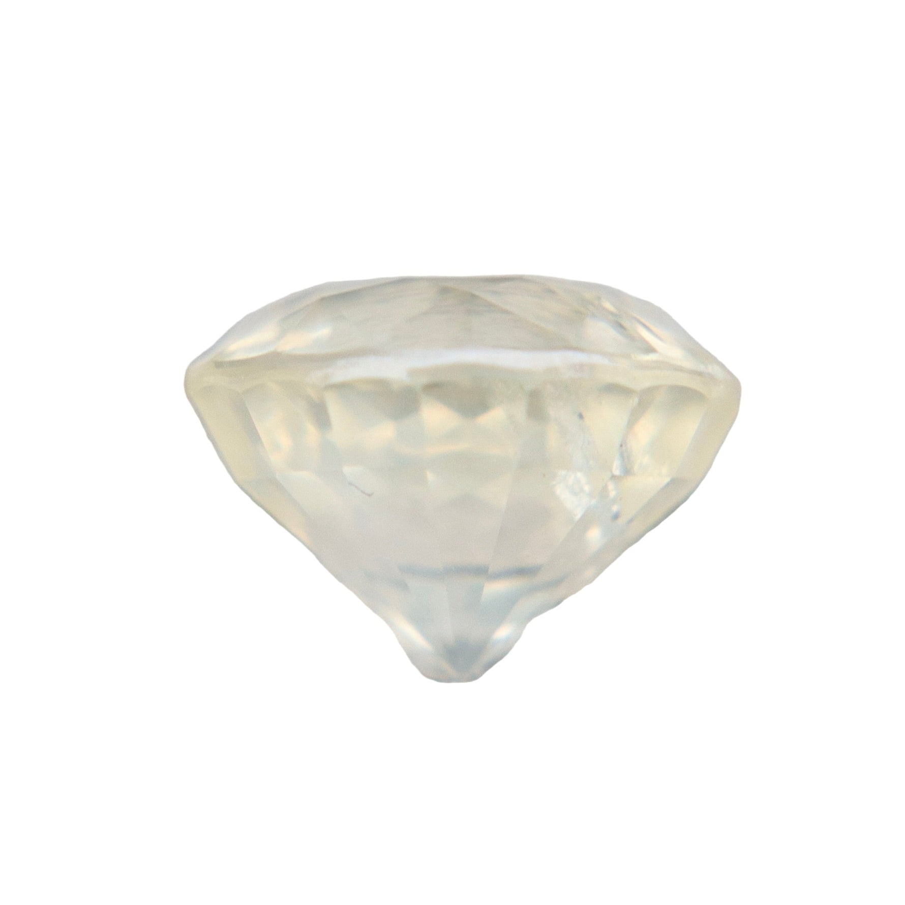 Natural Pale Yellow Sapphire (Ceylon) — 2.30ct Round Cut, Unheated & Untreated - Sapphirepal