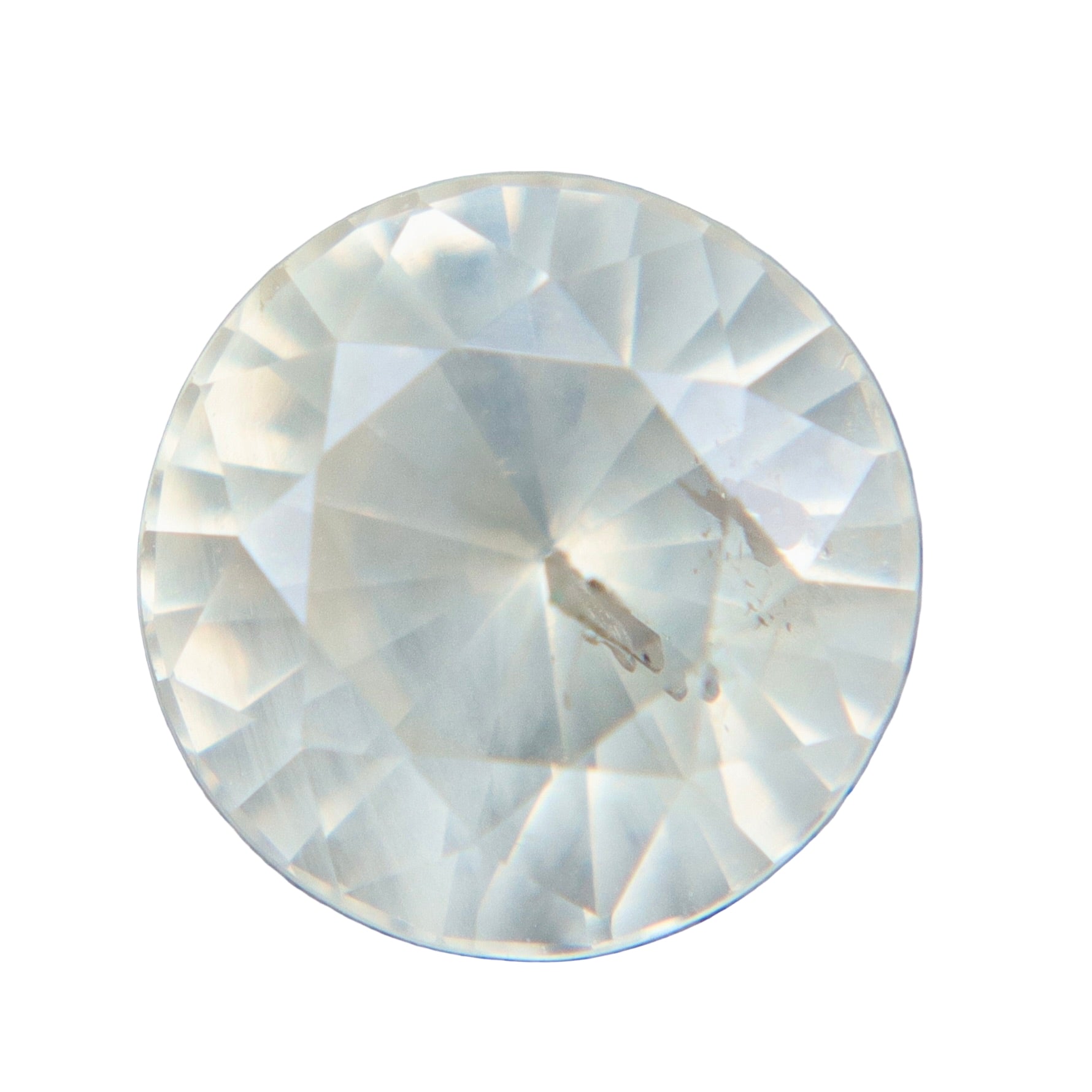 Natural Pale Yellow Sapphire (Ceylon) — 2.30ct Round Cut, Unheated & Untreated - Sapphirepal