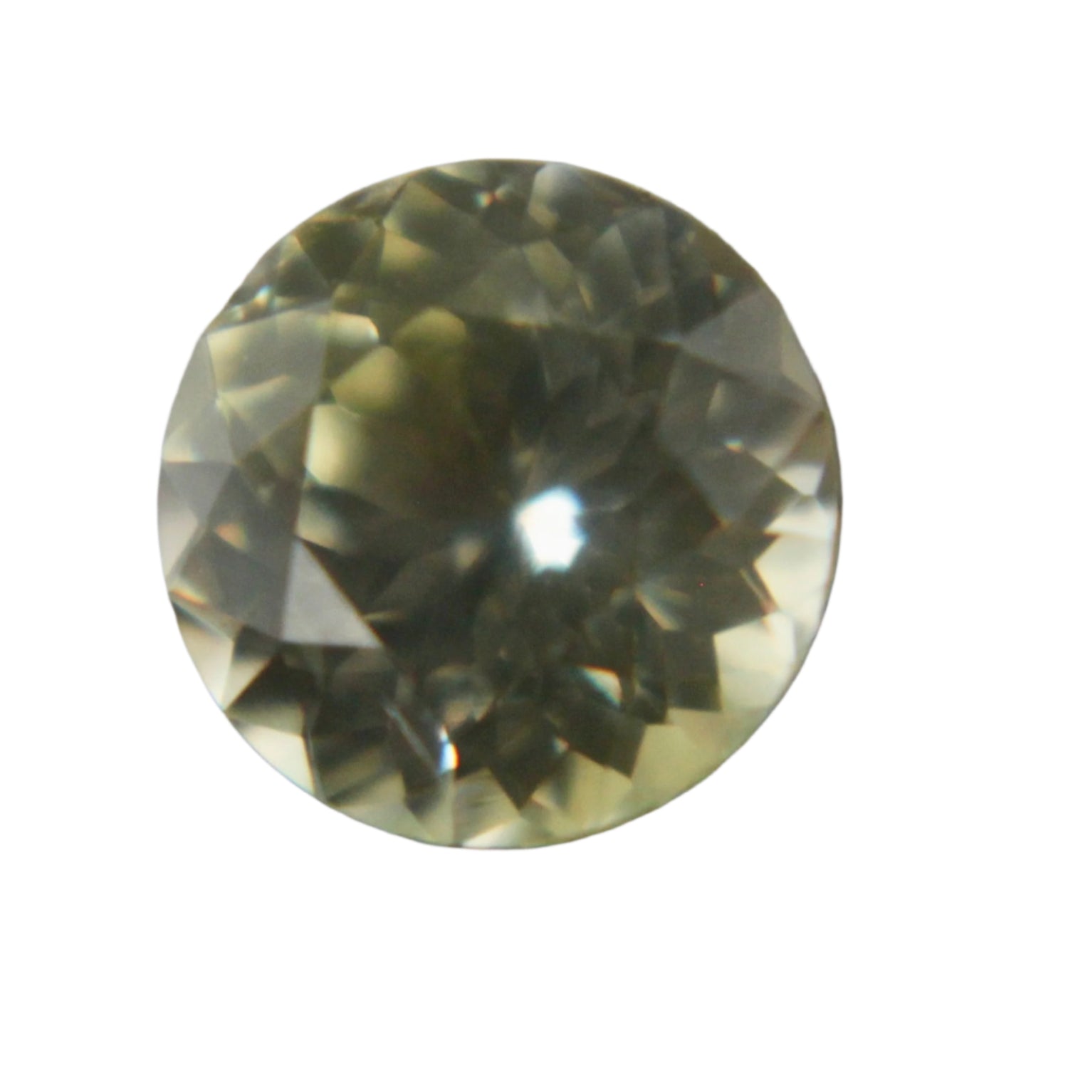 Natural Pale Yellow Sapphire Round Cut 1.22 Carat from Ceylon – Untreated and VS Clarity

