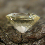 Natural yellow sapphire 0.85ct gemstone for engagement ring design