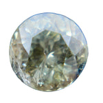 Natural Pale Yellow Sapphire Slight Blue Round Cut 2.23 Carat, Unheated, Untreated Ceylon Sapphire, Eye Clean Clarity