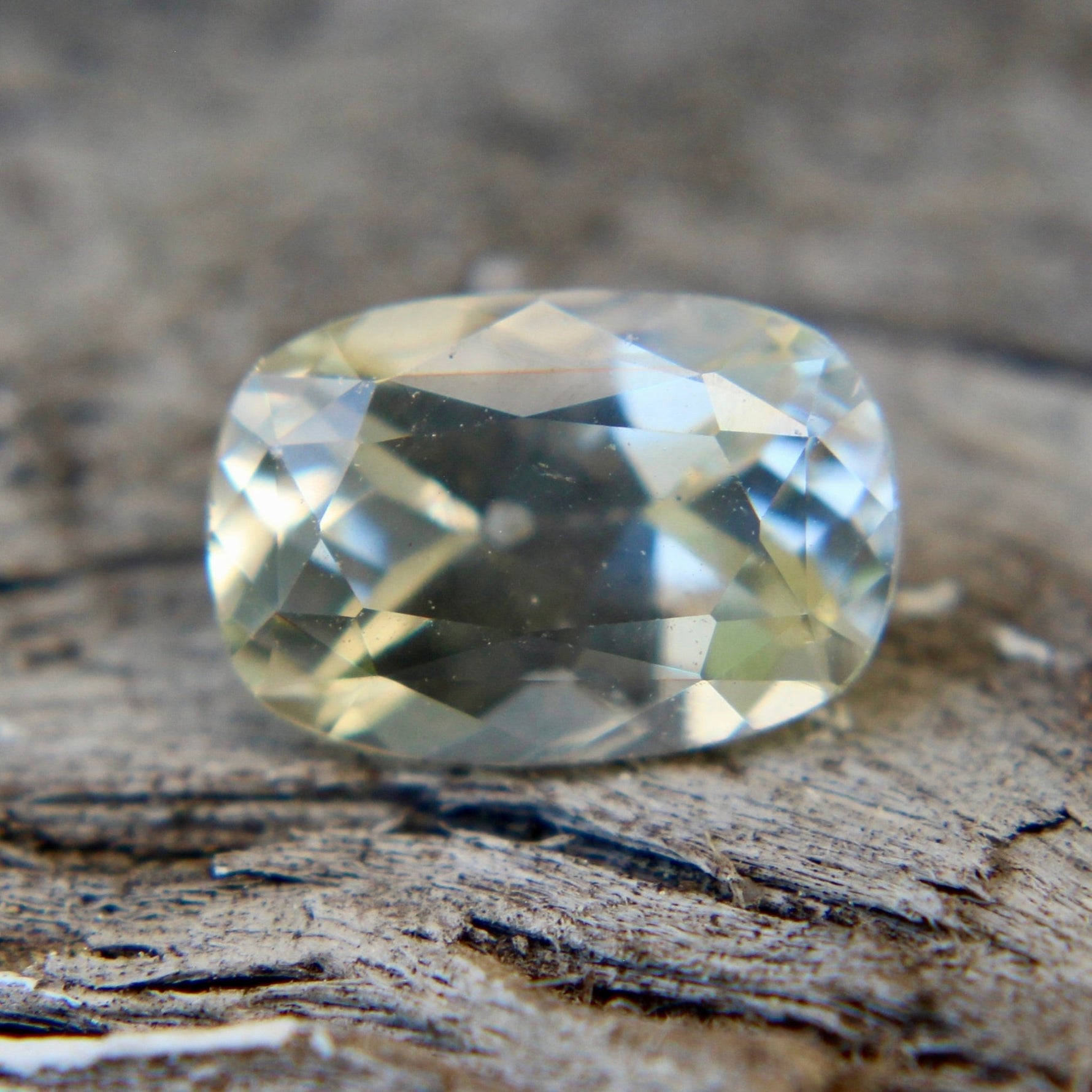 Loose Cushion Cut Yellow Sapphire Gemstone for Jewellers and Collectors