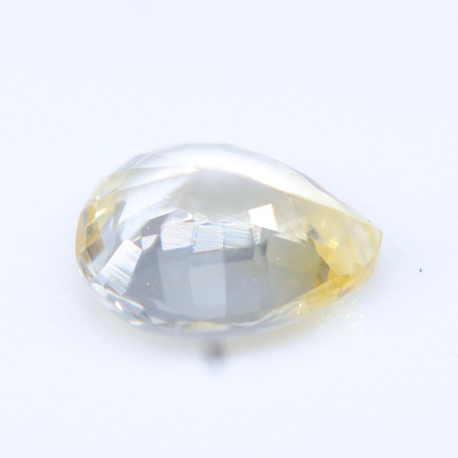 Natural Parti Sapphire – 0.74 Carat Pear Cut Bi - Color Unheated Ceylon Sapphire - Sapphirepal