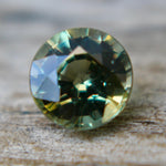 Natural Parti Sapphire – 0.87 Carat | Round, Unheated Gem - Sapphirepal