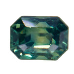 Natural Parti Sapphire 1.13 Carat Emerald Cut Loose Gemstone from Madagascar - Sapphirepal