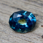 Natural Parti Sapphire – 1.42 Carat Fancy Oval Cut Tri - Color Gemstone from Australia - Sapphirepal