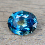 Natural Parti Sapphire – 1.42 Carat Fancy Oval Cut Tri - Color Gemstone from Australia - Sapphirepal