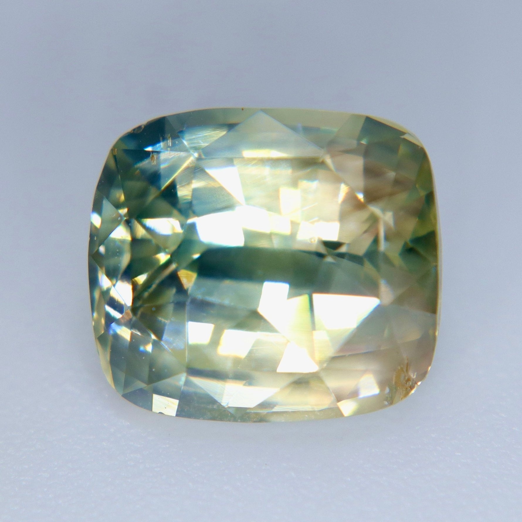 Natural Parti Sapphire – 4.06 Carat | Antique Cushion Cut | Ceylon Origin - Sapphirepal