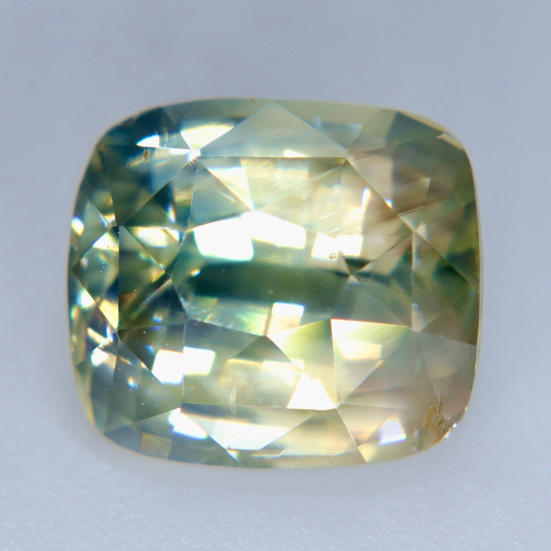 Natural Parti Sapphire – 4.06 Carat | Antique Cushion Cut | Ceylon Origin - Sapphirepal