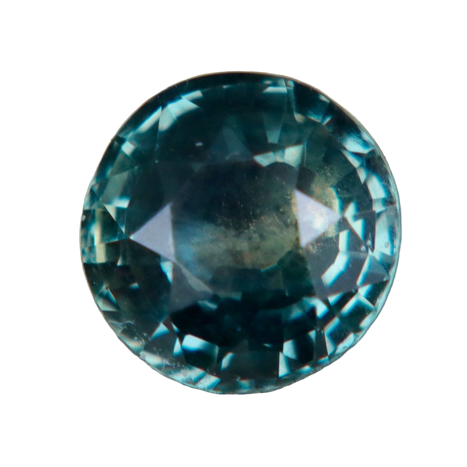 Natural Parti Sapphire (Madagascar) — 1.28ct Round Cut, Unheated & Untreated, VS - Sapphirepal