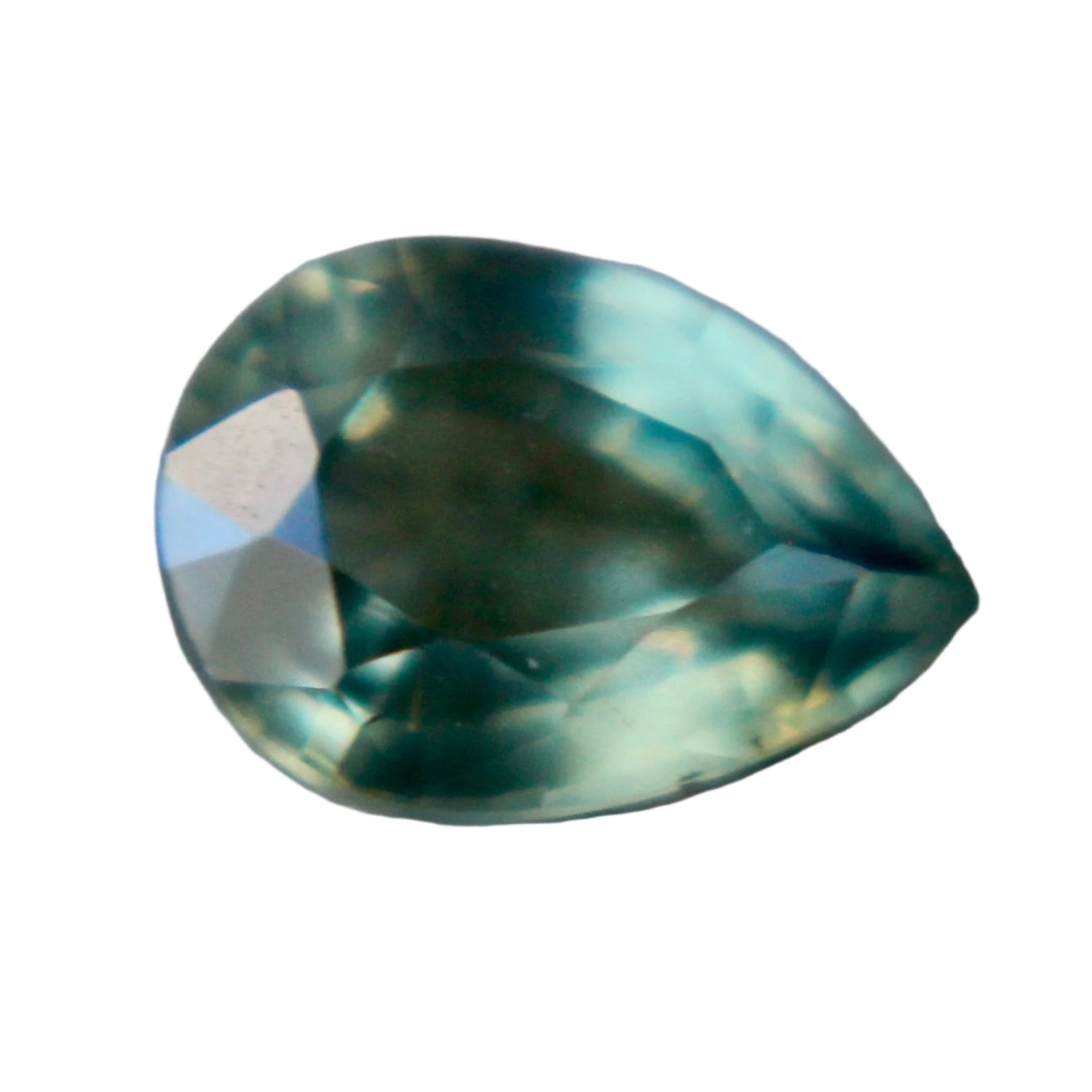 Natural Parti Sapphire | 0.72 Carat Pear Cut | Bi-Colour Gemstone from Madagascar- Sapphire pal