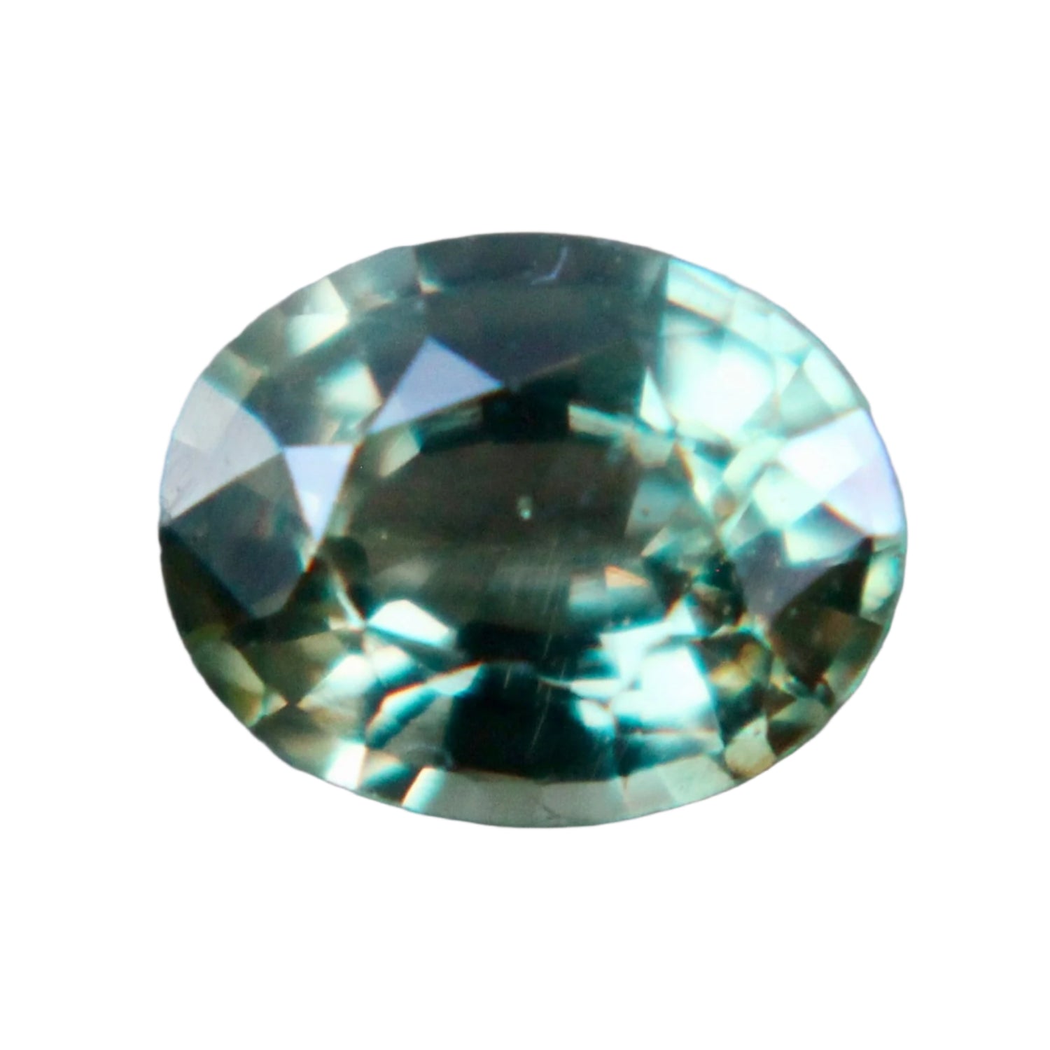 Natural Green Sapphire 0.58ct – Oval Cut Untreated Transparent Gemstone from Madagascar | Sapphire Pal Australia

