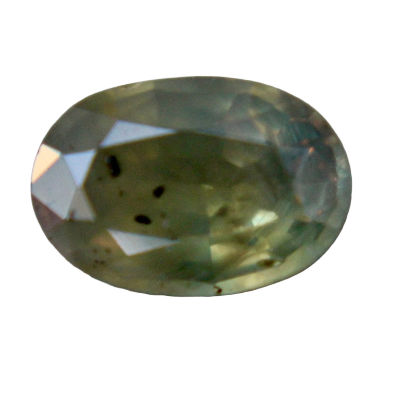 Natural Parti Sapphire – 1.15 carat oval cut with vivid green and yellow tones, unheated, fully transparent, ethically sourced from Madagascar.