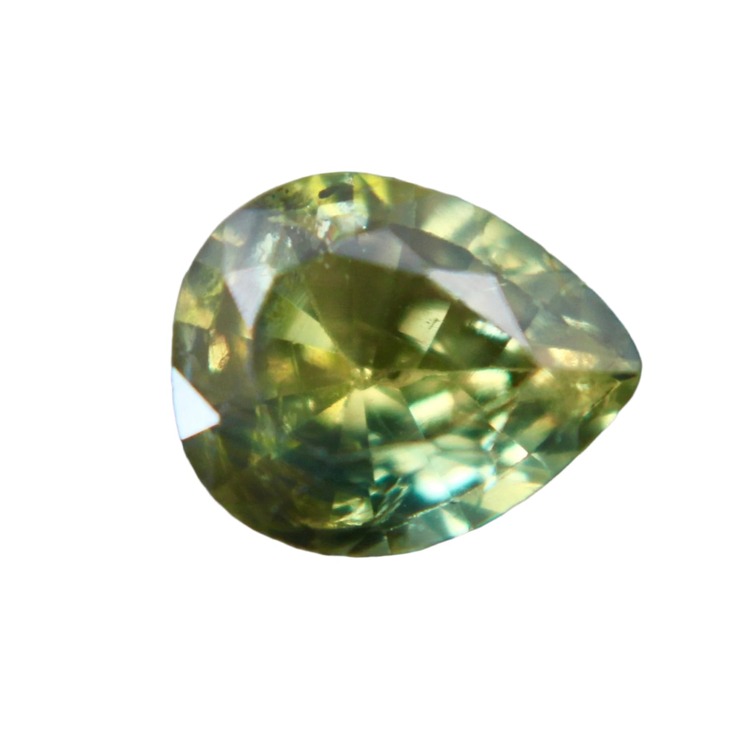 1.24ct Pear Cut Parti Sapphire – Natural Blue Green Gemstone from Madagascar - sapphire pal