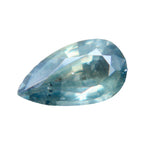 0.92ct pear cut natural parti sapphire – vivid green-blue bi-colour gemstone from Madagascar, ethically sourced and unheated, listed by Sapphire Pal Australia.

