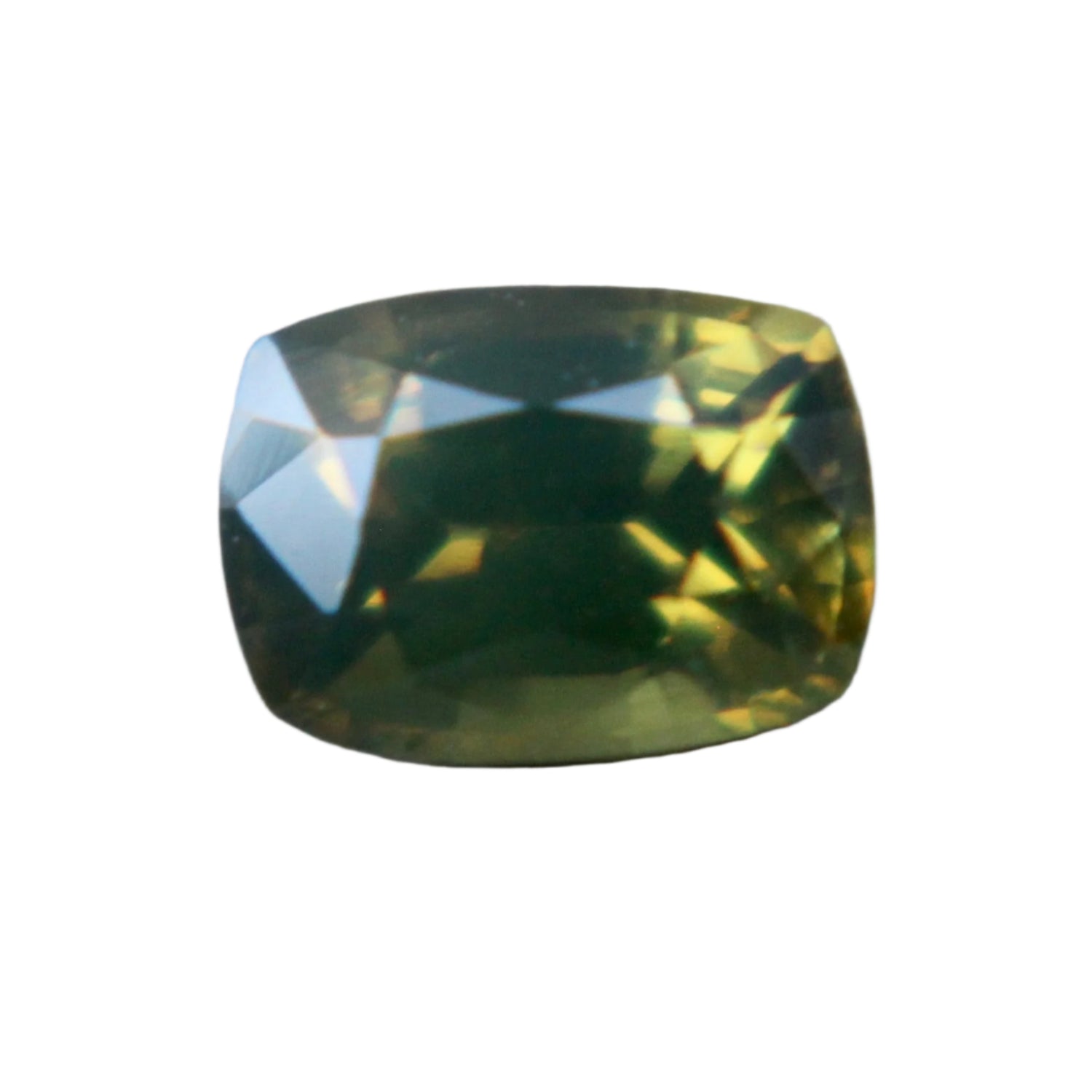 0.58ct Natural Parti Sapphire – Cushion Cut Untreated Bi-Colored Gemstone from Madagascar | Ethical Loose Sapphire for Custom Jewellery | Sapphire Pal Australia

