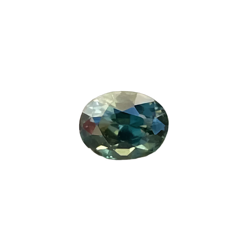 0.86ct Natural Parti Sapphire | Oval Cut | Eye Clean | Untreated | Sapphire Pal Australia

