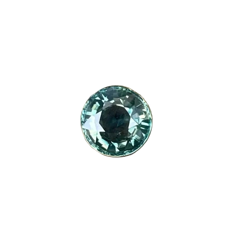 1.20 ct Natural Parti Sapphire, Round Cut, unheated untreated, eye-clean – Sapphire Pal