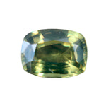0.54ct cushion cut natural parti sapphire – vivid green and yellow hues, ethically sourced from Madagascar by Sapphire Pal Australia.

