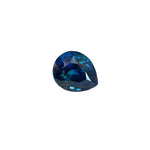 Natural Peacock Blue Sapphire Pear Cut 1.45 Carat, Unheated, Untreated from Ceylon, VS Clarity