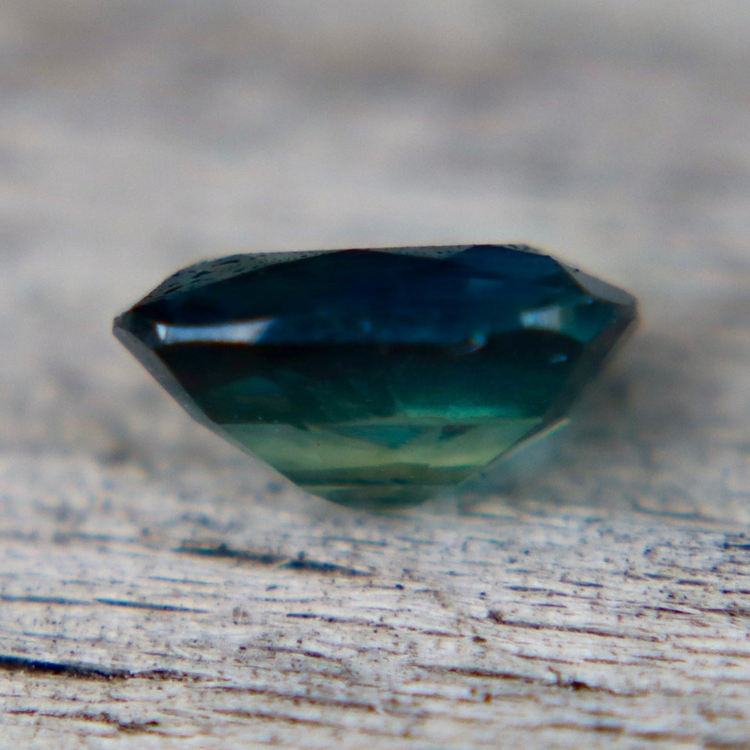 Natural Peacock Sapphire – 0.96 Carat Cushion Cut | Unheated Blue Green Sapphire | Madagascar Origin - Sapphirepal