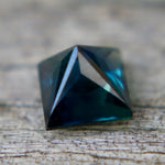 Natural Peacock Sapphire | 0.97 Carat Greenish Blue | Princess Cut | Madagascar Origin - Sapphirepal
