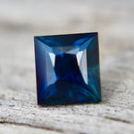 Natural Peacock Sapphire | 0.97 Carat Greenish Blue | Princess Cut | Madagascar Origin - Sapphirepal