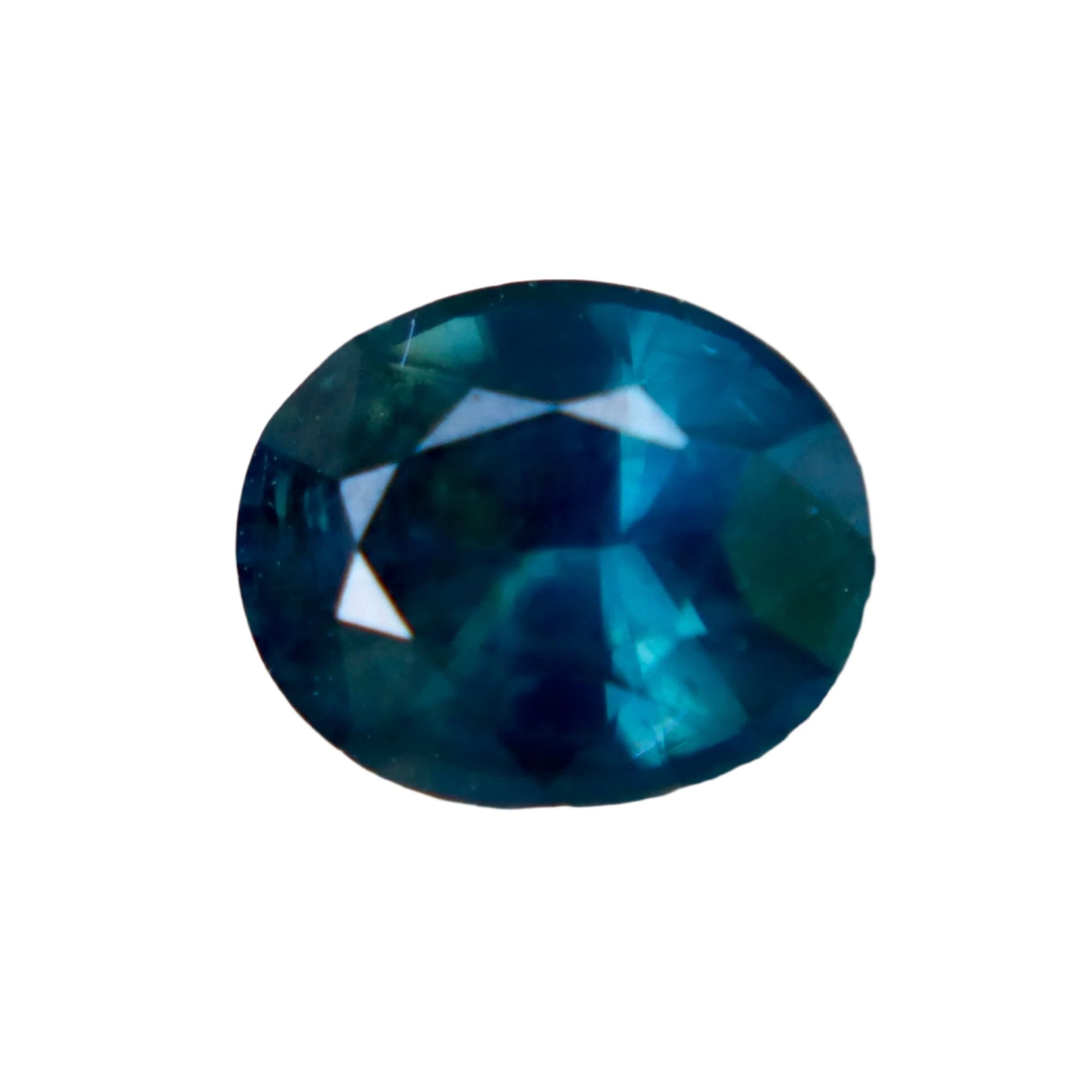 Natural Peacock Sapphire – 0.97ct Teal Blue Green Oval Cut | Unheated Madagascar Sapphire - Sapphirepal
