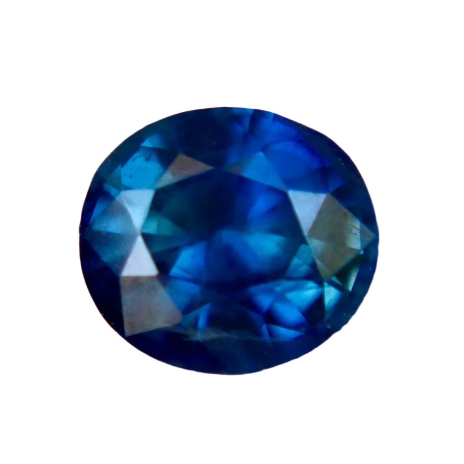 Natural Peacock Sapphire | 1.05 Carat Blue - Green Oval Cut Gemstone | Madagascar Origin - Sapphirepal