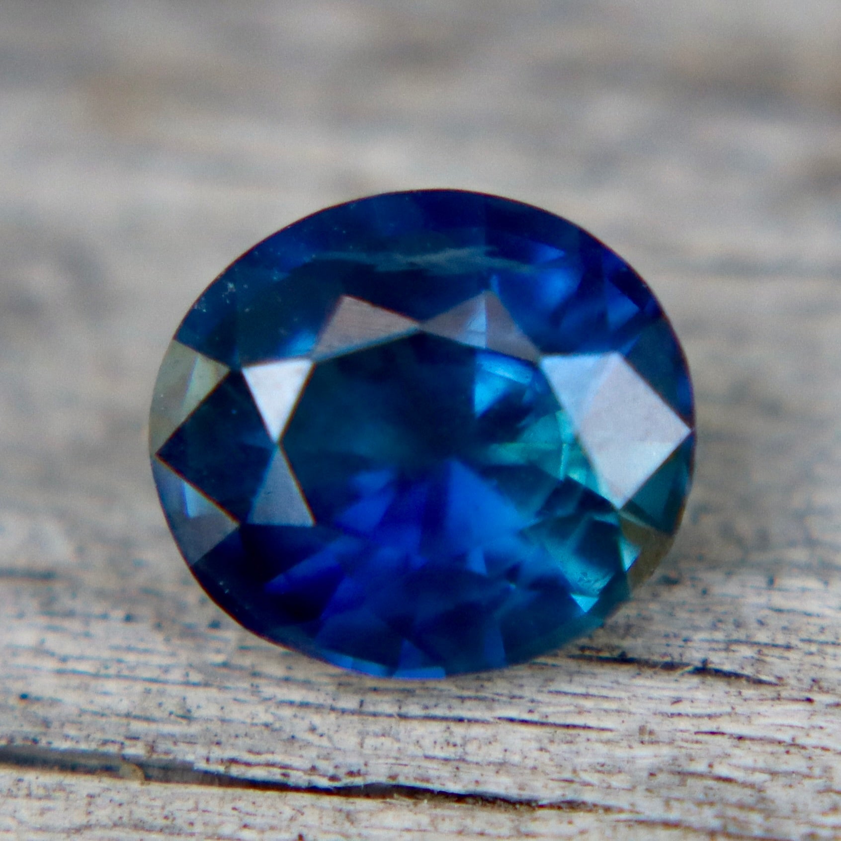 Natural Peacock Sapphire | 1.05 Carat Blue - Green Oval Cut Gemstone | Madagascar Origin - Sapphirepal
