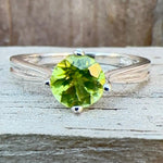 Natural Peridot Ring - Sapphirepal