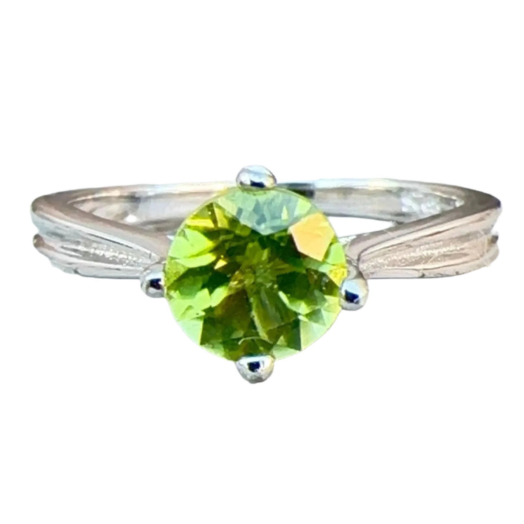 Natural Peridot Ring - Sapphirepal