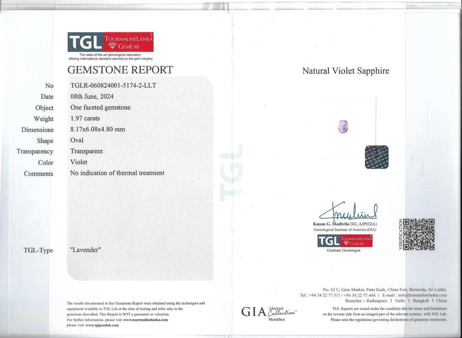 Natural Pink Blue Sapphire - Sapphirepal