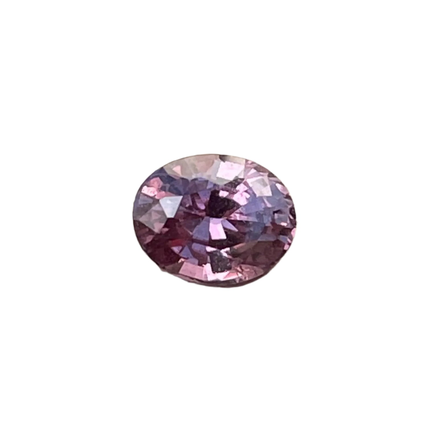 0.75 Carat Natural Pink Brown Sapphire – Oval Cut, Unheated, SI Clarity, Madagascar Origin

