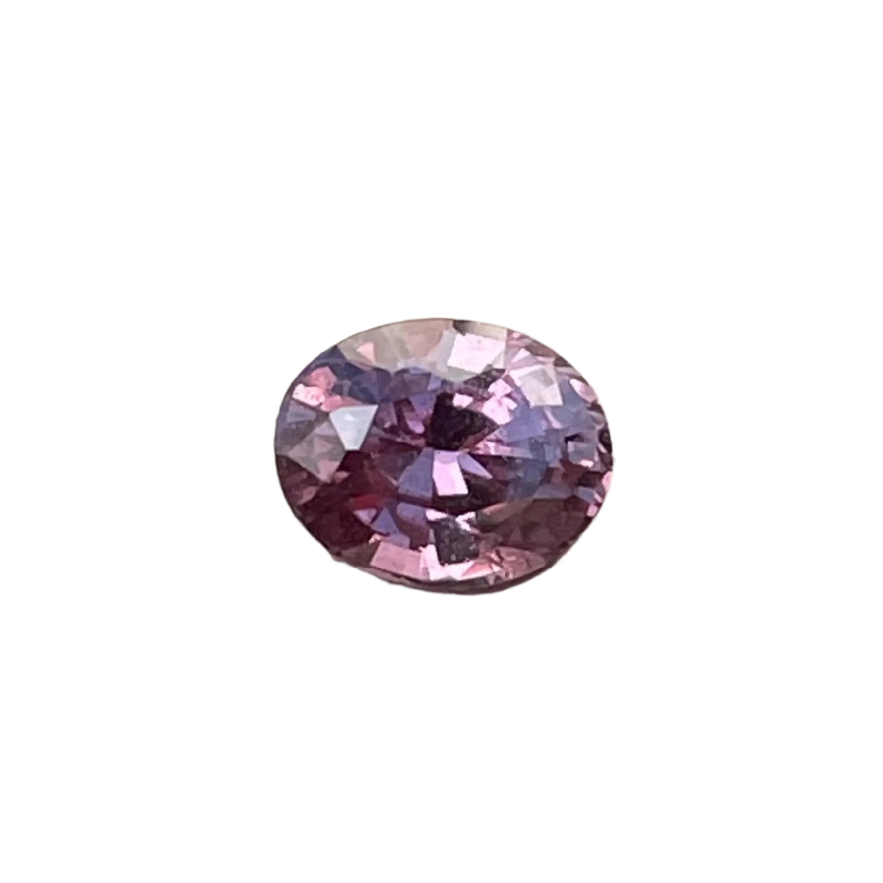 0.75 Carat Natural Pink Brown Sapphire – Oval Cut, Unheated, SI Clarity, Madagascar Origin

